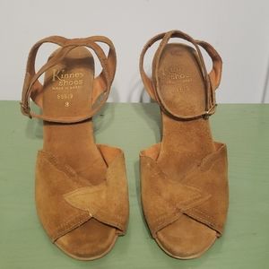 Vintage 70s Suede Wedges